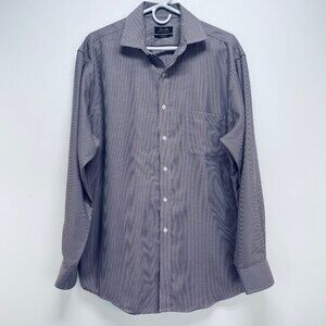 Tasso Elba dress Shirt Size 16 1/2 Men’s  Regular-Fit Multicolor Buttondown